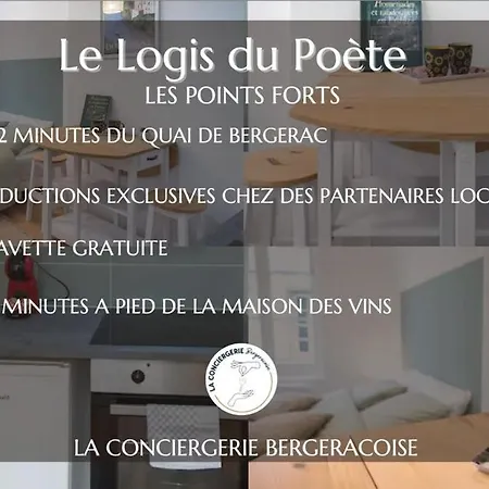 Cyrano - Le Logis Du Poete, Au Coeur Du Centre Historique Bergerac